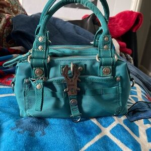 G&G Teal MIC MAC Satchel Bag